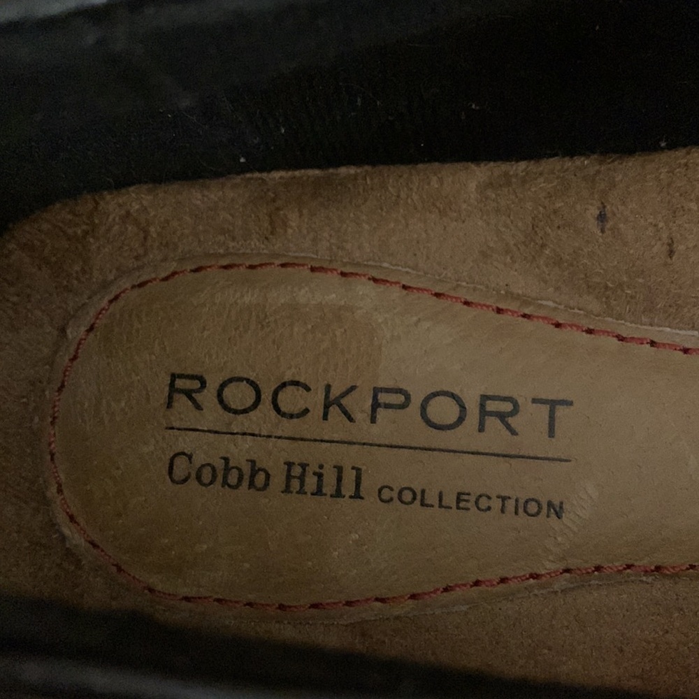 Rockport Cobb Hill Paulette Loafers, Size 8.5, Black Leather View 6